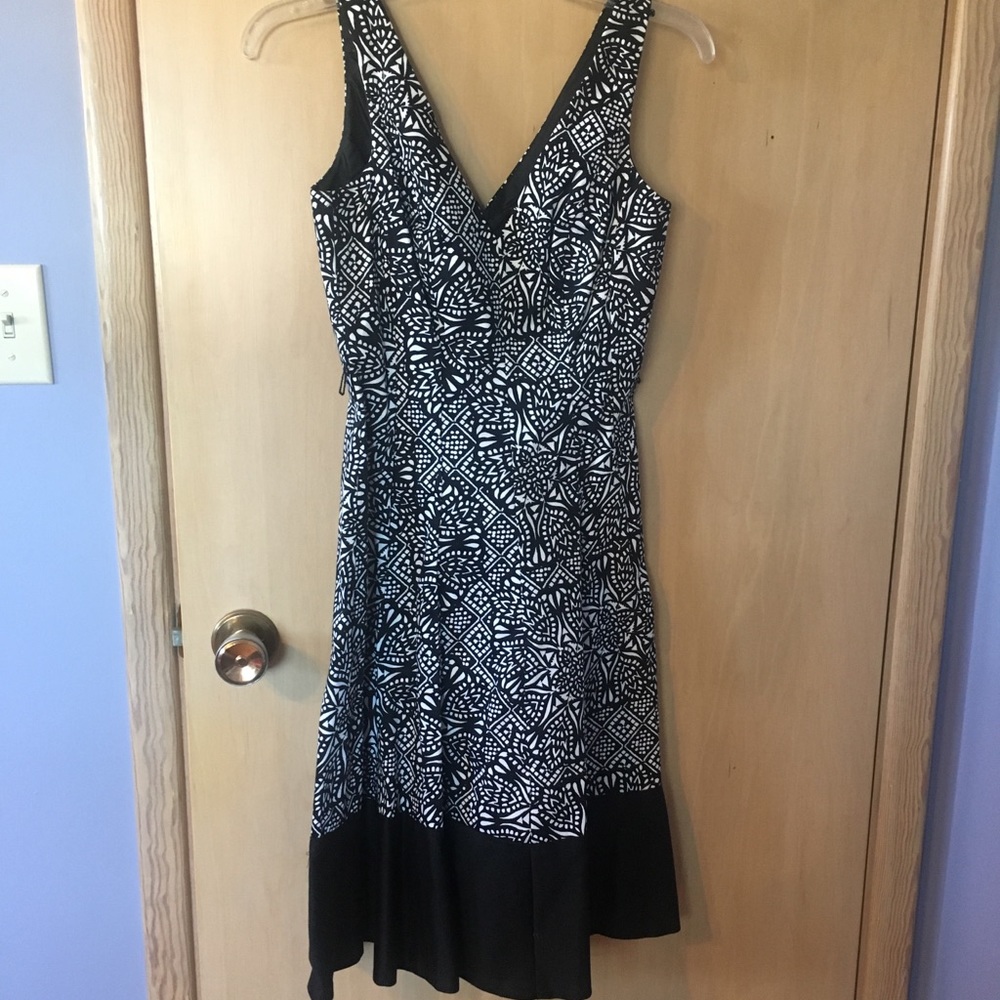 Black and white dress